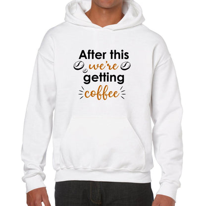 The hooded sweatshirt features a durable cotton and polyester blend, making it a comfortable, yet warm garment. Its spacious pouch pocket and matching drawstrings macoffee Unisex Heavy Blend Hooded Sweatshirt