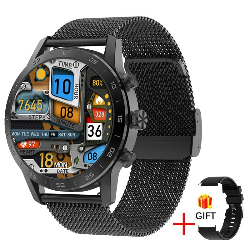 SPECIFICATIONSwatch for women: fitness trackerstopwatch: Step countdistance: sleep monitoringanswer the phone: Call watchesWeather display: Music watchWaterproof Gra2023 Smartwatch Man AMOLED Full Touch Screen Bluetooth Dial Contacts Sync Heart Rate Healthy Sport Watches Man Smart Watch Men