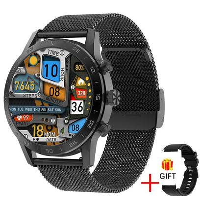 SPECIFICATIONSwatch for women: fitness trackerstopwatch: Step countdistance: sleep monitoringanswer the phone: Call watchesWeather display: Music watchWaterproof Gra2023 Smartwatch Man AMOLED Full Touch Screen Bluetooth Dial Contacts Sync Heart Rate Healthy Sport Watches Man Smart Watch Men