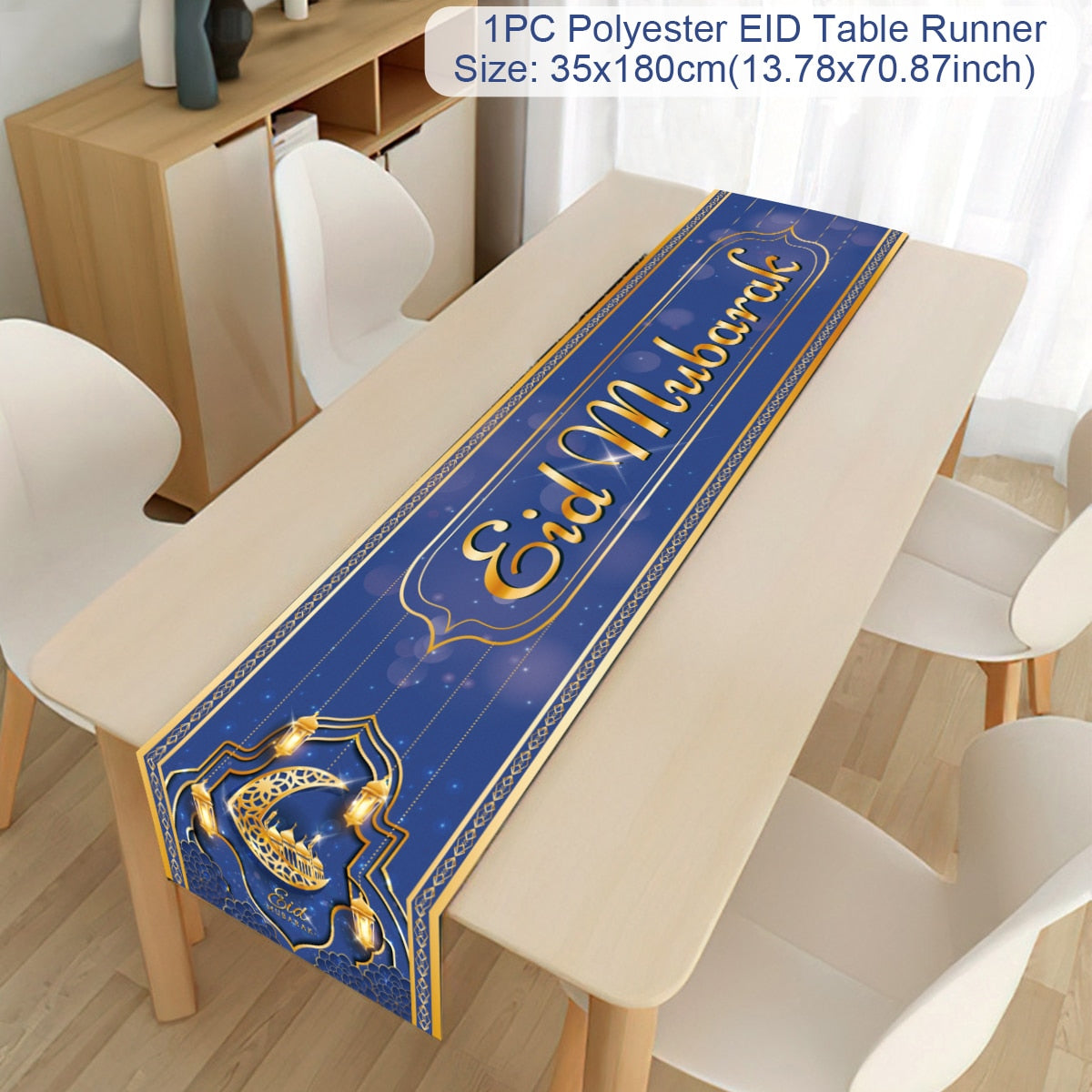 SPECIFICATIONSis_customized: NoOrigin: Mainland ChinaOccasion: Eid al-FitrMaterial: non-woven fabricsElectronic: NOCN: ZhejiangBrand Name: staraiseHome Tablecloth Ramadan Kareem Islamic Muslim Party Eid Al Adha Gifts 2023