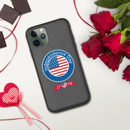 Bye-bye to scratches and bumps! The Speckled Case for iPhone® will guard your phone against falls and mishaps. Get it today and protect your phone in style

• ComponIndependence day USA Speckled Case