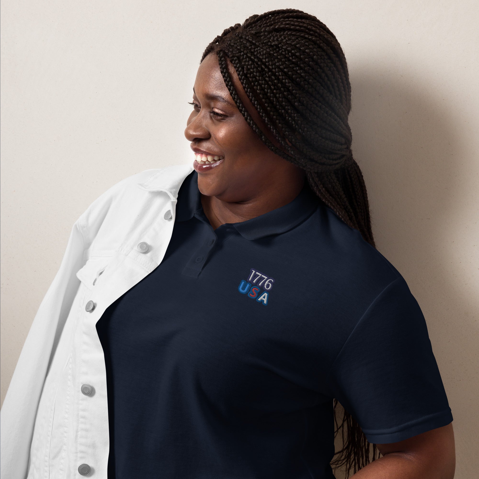 Casual and comfy to wear, this women’s polo shirt is a timeless addition to your closet. Made from textured pique fabric, it’s durable and breathable. This shirt is pique polo shirt