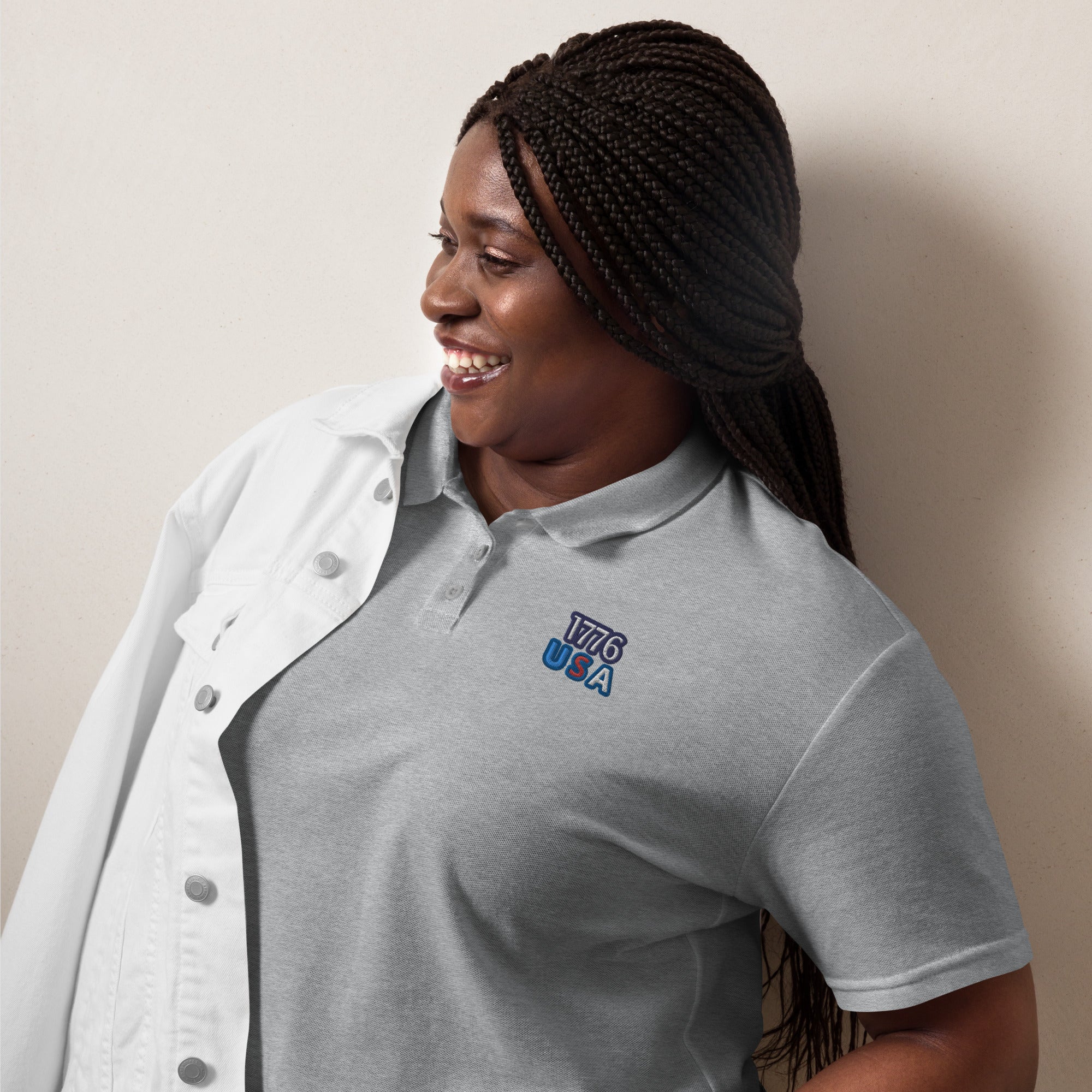 Casual and comfy to wear, this women’s polo shirt is a timeless addition to your closet. Made from textured pique fabric, it’s durable and breathable. This shirt is pique polo shirt